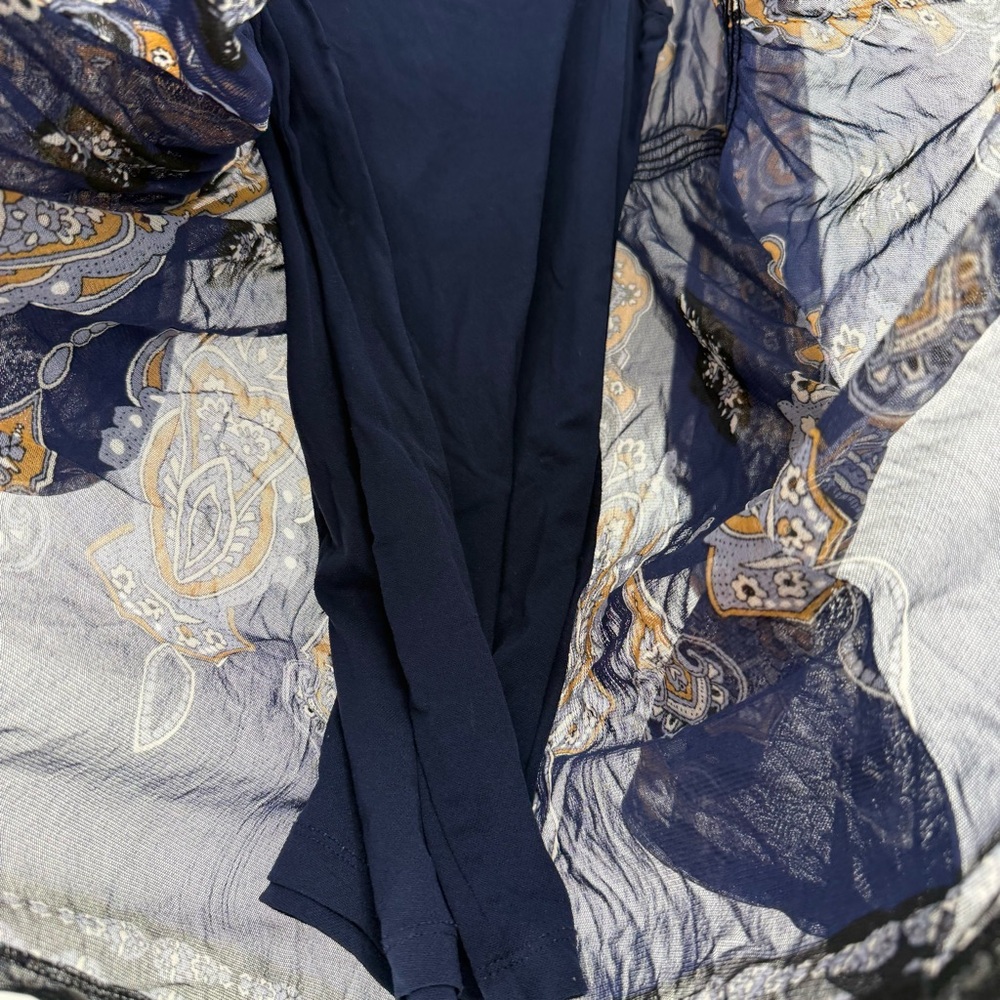 International Concepts Blue Boho Pattern Flowy Wi… - image 5